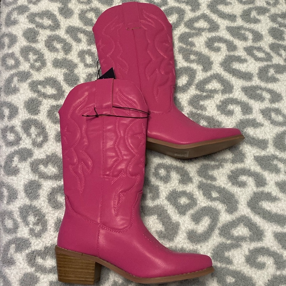Hot Pink Cowgirl Boots